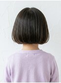 都会的ミニボブ×シースルーバング