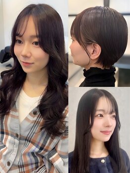ファイブ ノーヴル カラット(5 Noble ct.)の写真/顔周り1cmで印象が変わる高度な似合わせデザイン。骨格やお顔立ちに合わせて素敵なお顔立ちに変わります☆