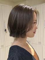 クラン 横浜(Clanc) レイヤーボブ×パープルベージュ
