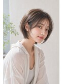 ショートボブ髪型20代30代40代50代前髪あり前髪なし面長丸顔亀有