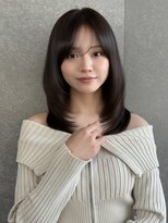ロンド シャルム 吉祥寺(Lond charme)&nbsp;ダークラベンダー/くびれレイヤー/韓国巻き/顔周りカット/吉祥寺