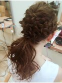 お呼ばれヘアセット♪