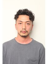 メリケンバーバーショップ フクオカ(MERICAN BARBERSHOP FUK)&nbsp;かき上げヘアショートレイアーくせ毛風パーマ10