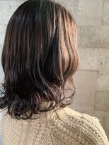 オンリエド ヘアデザイン(ONLIed Hair Design) 【ONLIed】アッシュブラウン×くびれミディ