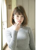 20代 30代に人気 ワンカール小顔ボブ