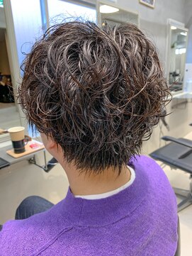 テトヘアー(teto hair) しっかりパーマ、マッシュショート、マニッシュショート