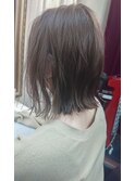 美髪小顔Aラインボブマロンベージュ20代30代髪質改善ワンホン