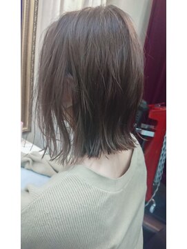 ミシェリー(misherry) 美髪小顔Aラインボブマロンベージュ20代30代髪質改善ワンホン