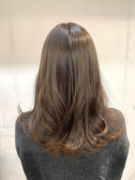 スタンス(stance) 韓国風くびれヘア!ブリーチなしグレージュでツヤ髪♪