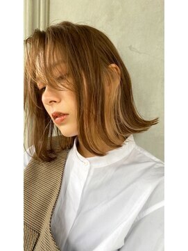 ヘアサロンエム 川越(HAIR SALON M) 外ハネボブ×インナーカラー