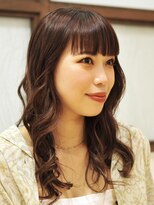 グレープバイン 港南台(GRAPEVINES)&nbsp;巻き髪／チェリーレッド／ハイライト／韓国カラー