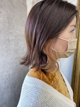 シャラ美容室 イヤリングカラー