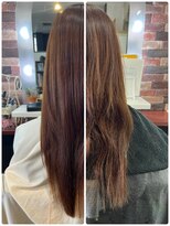 ヘアー リードレス(hair Re:dress)&nbsp;大人可愛いナチュラルストレートブラウン髪質改善うるツヤ髪