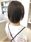 福山美容室caary似合わせカット　丸みショートボブ