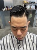 バーバー 刈り上げショート/アップバング/フェードカット