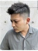 【Lond ambre】萱原大幹　黒髪短髪/刈り上げ/ジェットモヒカン