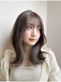 透明感ベージュカラー