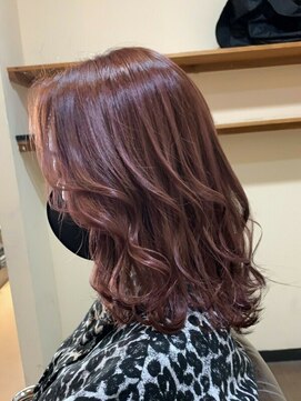 ロウバイレボ 柏(lou by revo) くびれミディ/イヤリングカラー/前髪イメチェンラベンダーカラー