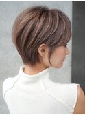 前髪あり大人ショート20代30代40代【AIN.表参道】川原大地
