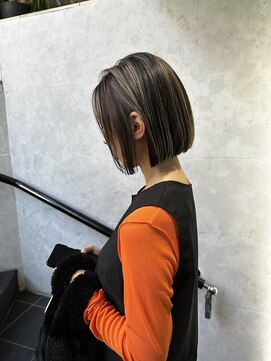 ノス 表参道(NOOS) 髪質改善インナーグレージュピンクベージュマチルダボブNOOS根本