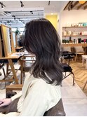 小森谷,黒髪,ネビージュ,小顔,こなれミディ,イメチェンe9