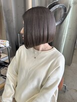 ユイマァル 岡山店(YUIMARL)&nbsp;内巻きグレージュボブ