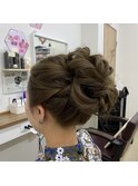 結婚式のヘアセット