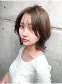 30代40代50代大人可愛いレイヤーミディアムくびれヘア新宿