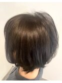 トップのつむじの悩みをカットで解消!ボリュームアップボブ