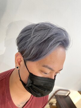 ヴィ 大宮(Vii) ダークアッシュ/カルマパーマ/アッシュブラック[メンズ/大宮]