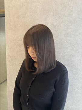 エマ 日吉(emma) 【emma小濱】透け感のあるココアベージュ