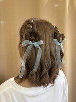 ルナクレセント (Luna crescent)&nbsp;編み込みハーフツイン