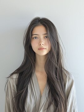 エミイ 鎌倉(eMii.) 髪質改善ワンレンハッシュカットひし形レイヤーニュアンスロング