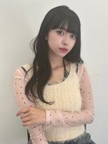 ユーフォリア 渋谷グランデ(Euphoria SHIBUYA GRANDE)&nbsp;ロングレイヤー 斜めバンググレージュカラーデザインカラー