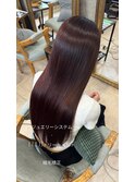 ジュエリーシステム×LULUトリートメント×縮毛矯正で艶髪♪