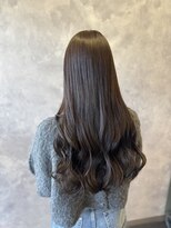 ザ ラブズ ラフズ ヘアー 本店(the loves laughs hair) グレージュカラー/艶髪ロングカール/髪質改善トリートメント