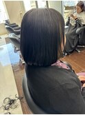 内巻きボブ