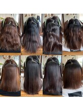 質感にこだわった髪質改善縮毛矯正