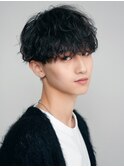 初めてのパーマでも◎ラフな質感が人気のシャドウパーマ