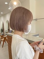 コルユニテ(col. unite)&nbsp;ミルクティーベージュ/ミルクティー/ハイトーン/ブリーチ/ボブ