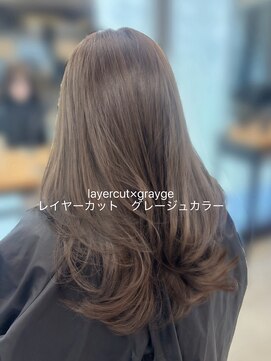 アリュウル 表参道(ALLURE) ショコラグレージュ×レイヤーカット◎