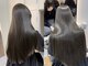 ジーナ 博多筑紫口(Zina)の写真/[#髪質改善#超音波アイロン]新感覚！Zina自社開発の『髪質改善トリートメント』で溢れる艶髪に♪博多筑紫口