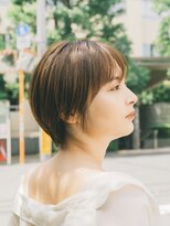 ガーデンヨコハマ(GARDEN YOKOHAMA) ショート ショートボブ ハイライトカラー 縮毛矯正 夏