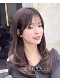 韓国レイヤー/韓国風/ボブ/髪質改善/黒髪/ブリーチなし〔池袋〕