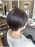 大人ボブマッシュショート