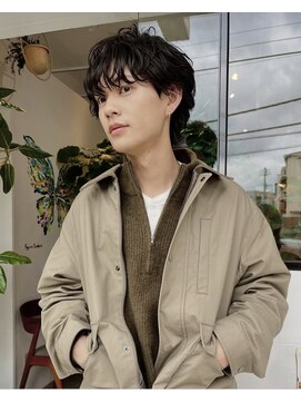 グリーンミドル(GREEN middle) メンズカット/メンズパーマ/シャドウパーマ/マッシュウルフ