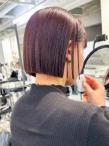 フォト 新宿(foto)&nbsp;黒髪オリーブグレー小顔ココアベージュ新宿ボブ【Anzu】▲