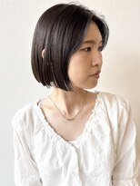 モリオフロムロンドン 松戸店(Morio from London) 【モリオ松戸 石山】前髪無し大人ボブナチュラルボブ20代30代