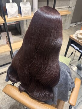 ラボヌールヘアーパルフェ 大宮西口店(La Bonheur hair parfait) 暖色/ピンクラベンダー/艶髪/ロングヘア