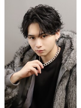 リップス 仙台ロフト(LIPPS) フェザーパーマ　センターパート